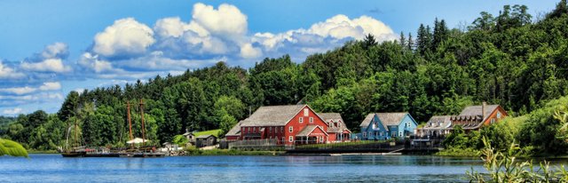 Discovery Harbour from Penetanguishene Bay