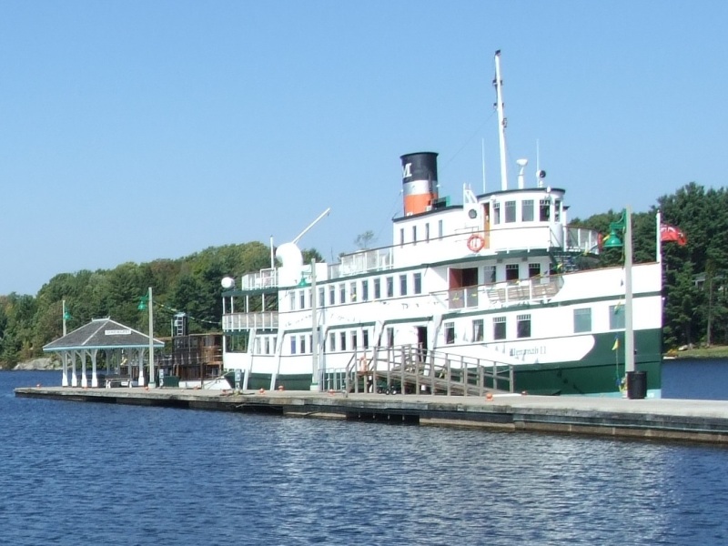 The Wenonah II of Muskoka Steamships in Gravenhurst