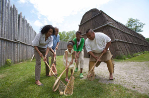 Activities during Royal visit to Sainte-Marie among the Hurons