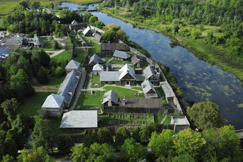 The Recreation of the 1639 to 1648 Village, Sainte-Marie among the Hurons