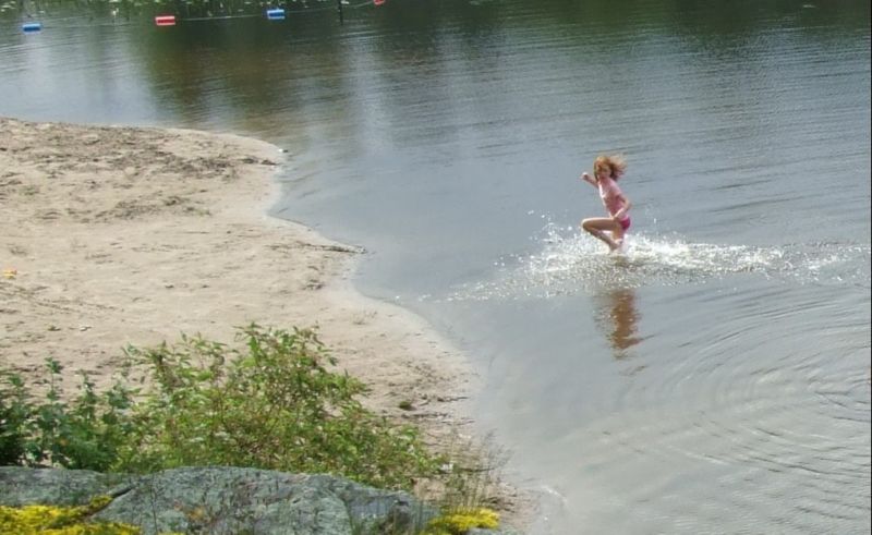 Elm Cove beach and granite on Georgian Bay