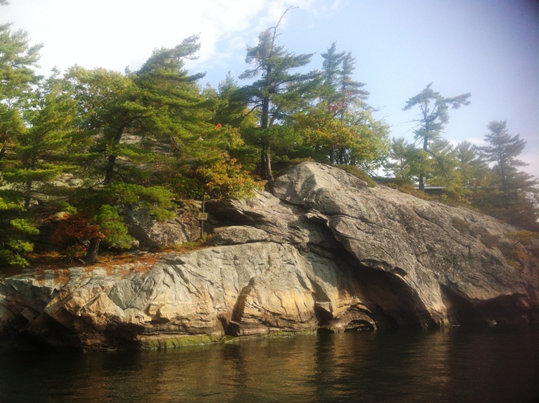 waterfront near Honey Harbour on Georgian Bay