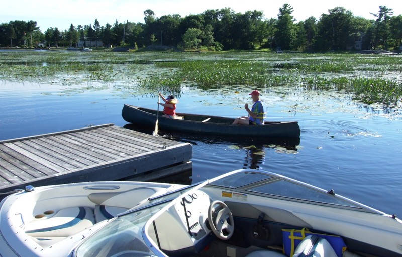 A canoe ride