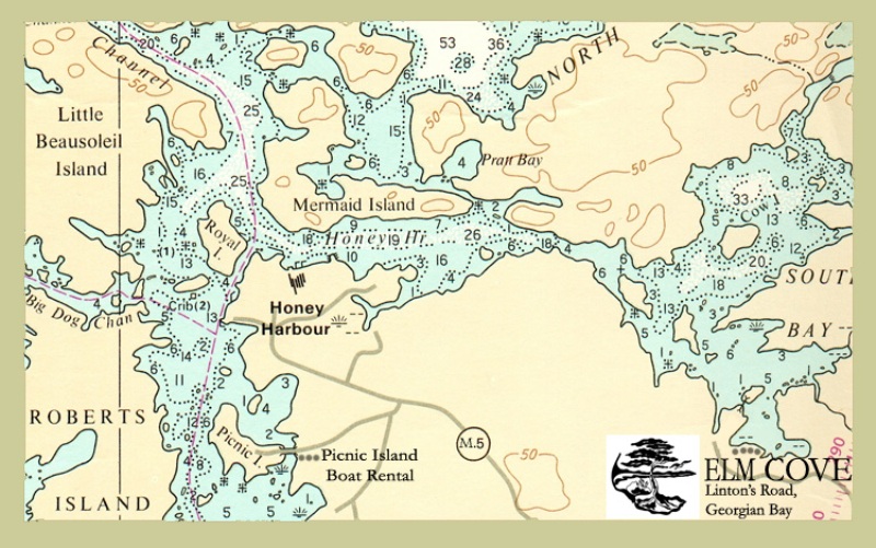 Elm Cove to Picnic Island, Georgian Bay