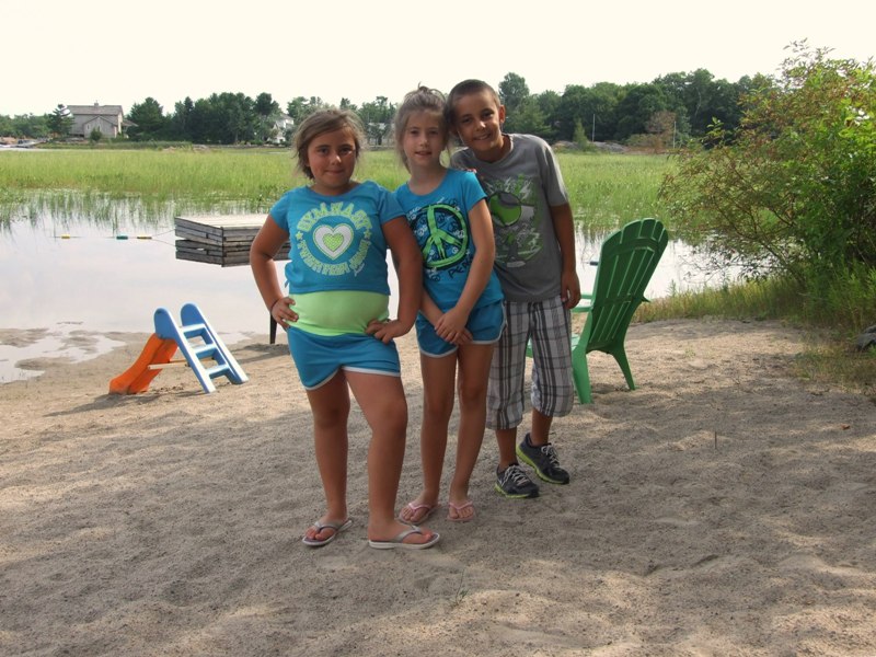 On the beach at Elm Cove