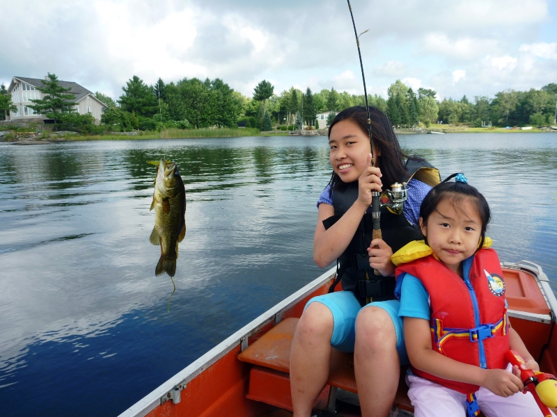 fishing sisters