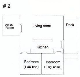 Floorplan of Cottage #2