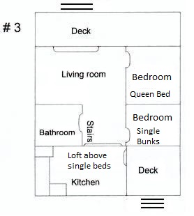 Floorplan of Cottage #3