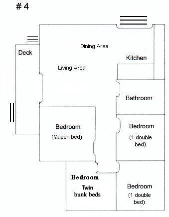 Floorplan of Cottage #4