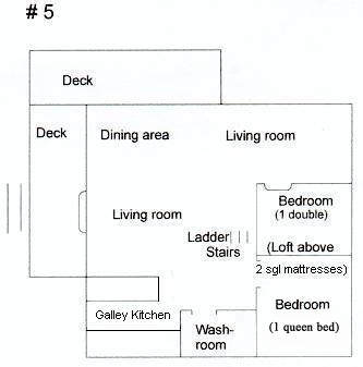 Floorplan of Cottage #5