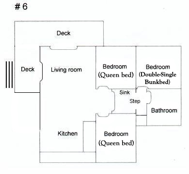 Floorplan of Cottage #6