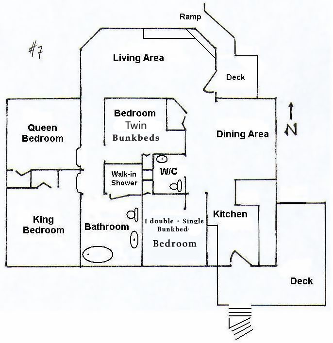 Floorplan of Cottage #7