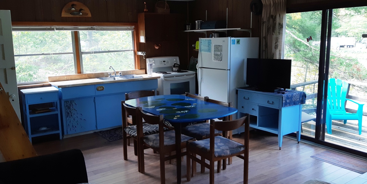 Cottage #1, living area north side