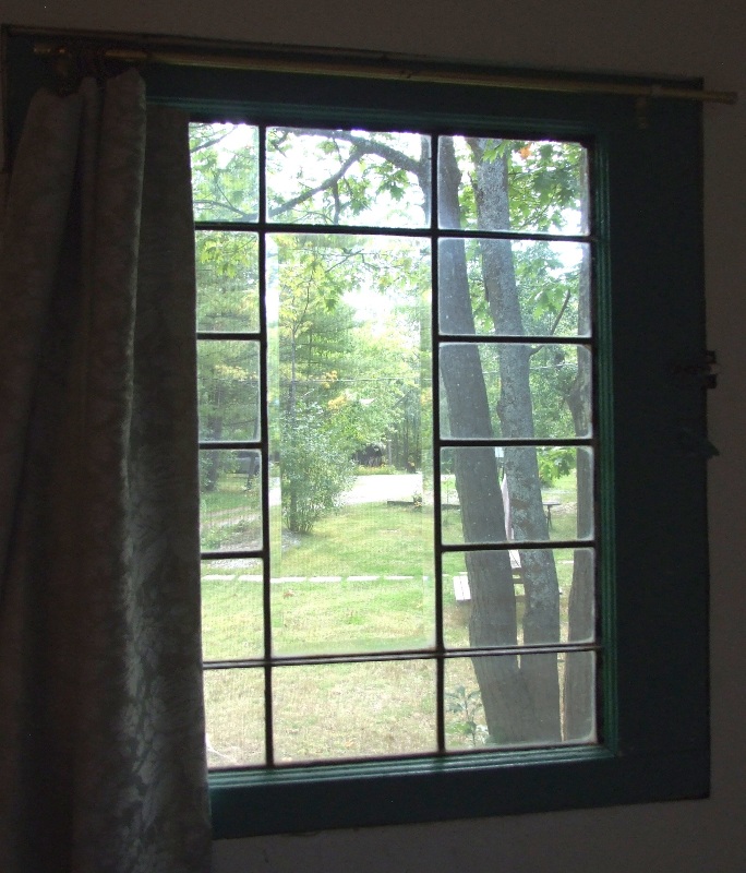 Cottage #2 bedroom window