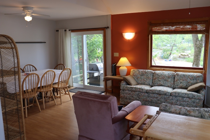 Cottage #4 Living and Dining room