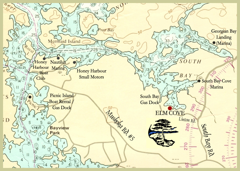 Marinas near Elm Cove Cottages, Beausoleil Island & Georgian Bay Islands National Park