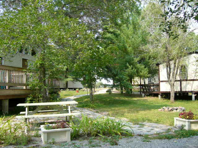 Cottage #7 on the left, looking towards Georgian Bay