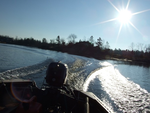 Our Handy Boy 1958 wooden boat on South Bay