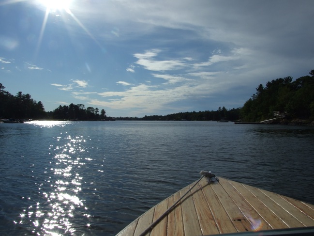 Approaching Honey Harbour from South Bay